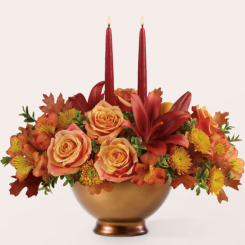 Harvest Table Centerpiece – MOORE'S FLOWERS & GIFTS, Fayette AL