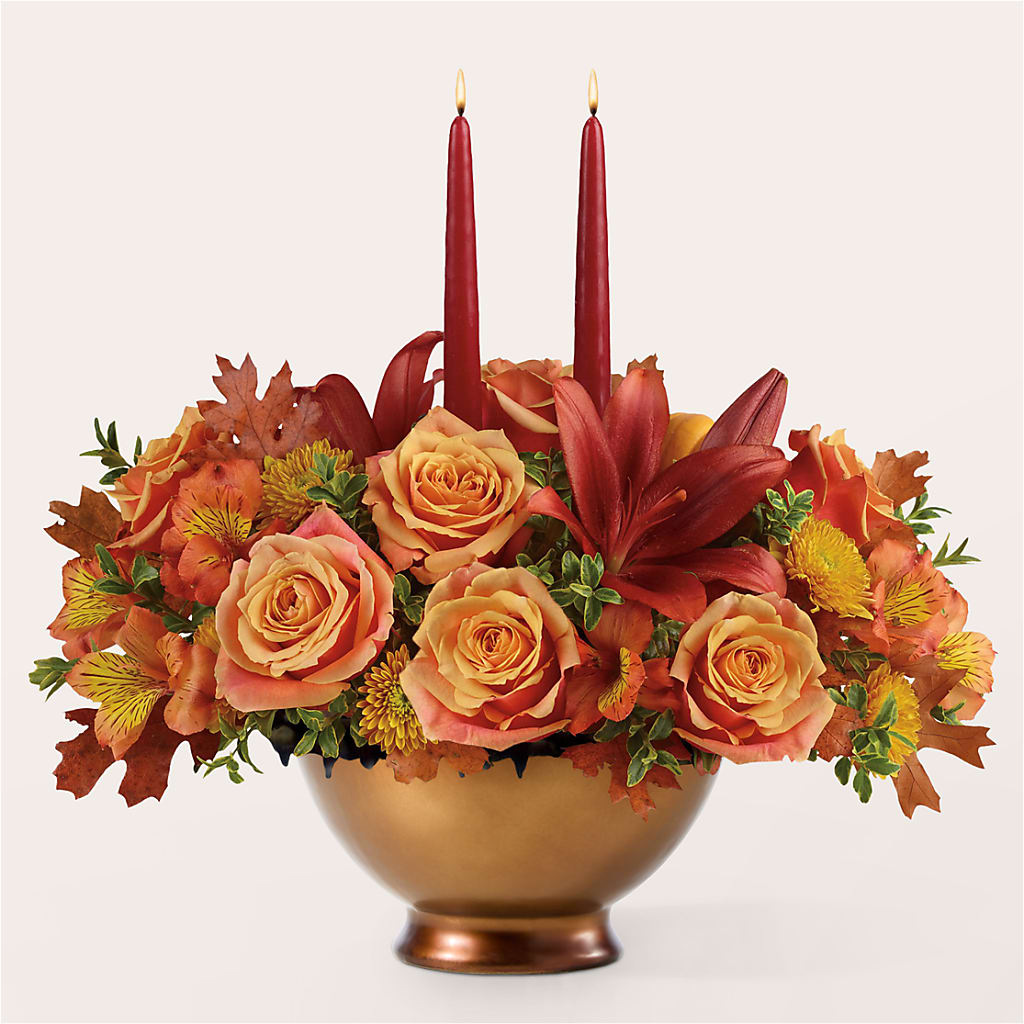 Harvest Table Centerpiece – MOORE'S FLOWERS & GIFTS, Fayette AL
