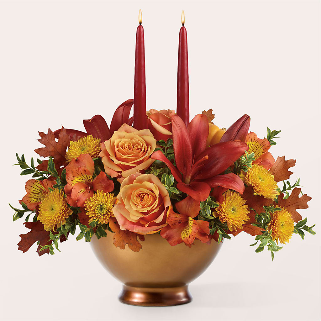 Harvest Table Centerpiece – MOORE'S FLOWERS & GIFTS, Fayette AL