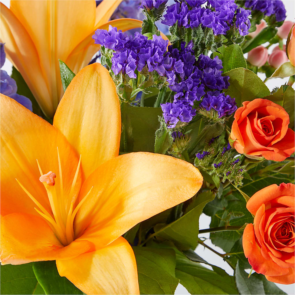 Radiant Citrus Bouquet – MOORE'S FLOWERS & GIFTS, Fayette AL