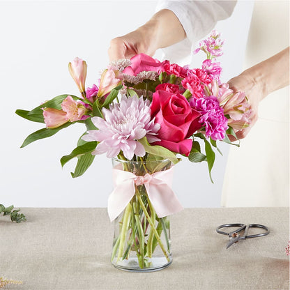 Pink Ribbon - A Florist Original – MOORE'S FLOWERS & GIFTS, Fayette AL
