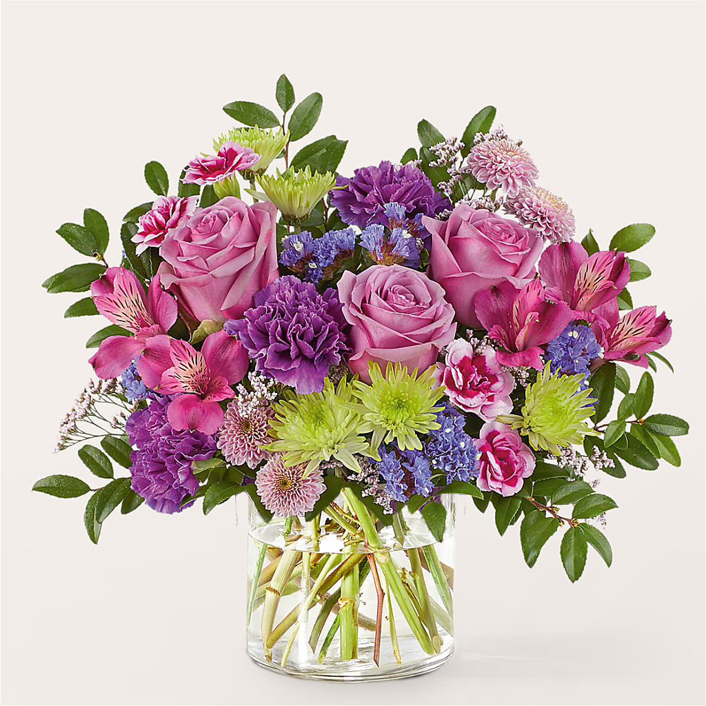 Glass Half Full Bouquet – MOORE'S FLOWERS & GIFTS, Fayette AL