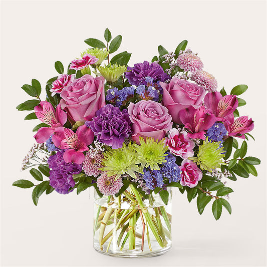 Glass Half Full Bouquet – MOORE'S FLOWERS & GIFTS, Fayette AL