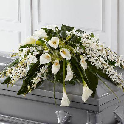 Angel Wings Casket Spray – MOORE'S FLOWERS & GIFTS, Fayette AL