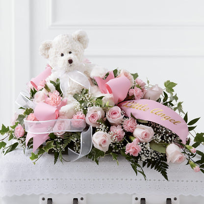 Touch of Sympathy Casket Spray – MOORE'S FLOWERS & GIFTS, Fayette AL