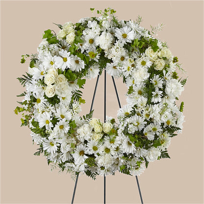 Faithful Wishes Wreath – MOORE'S FLOWERS & GIFTS, Fayette AL