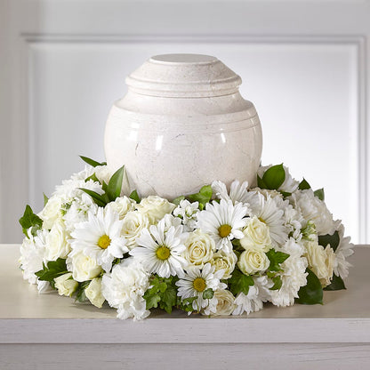 Ivory Gardens Cremation Adornment – MOORE'S FLOWERS & GIFTS, Fayette AL