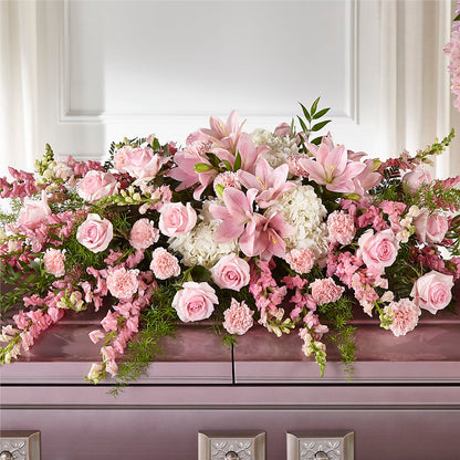 Life & Remembrance Casket Spray – MOORE'S FLOWERS & GIFTS, Fayette AL