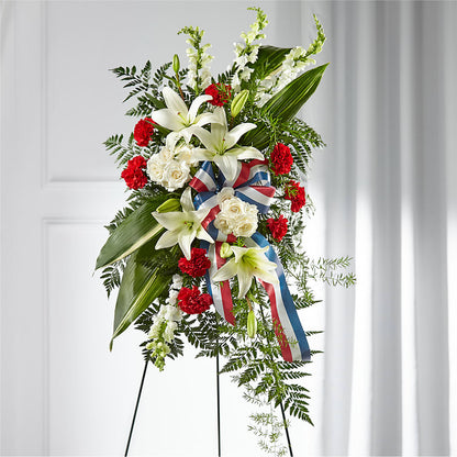 Stars of Life Standing Spray – MOORE'S FLOWERS & GIFTS, Fayette AL