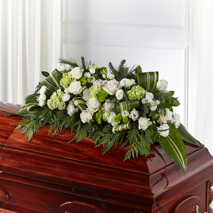 Hopeful Gesture Casket Spray – MOORE'S FLOWERS & GIFTS, Fayette AL