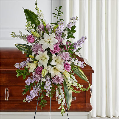 Grateful Hearts Standing Spray – MOORE'S FLOWERS & GIFTS, Fayette AL