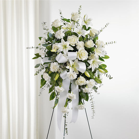 With Care Standing Spray – MOORE'S FLOWERS & GIFTS, Fayette AL