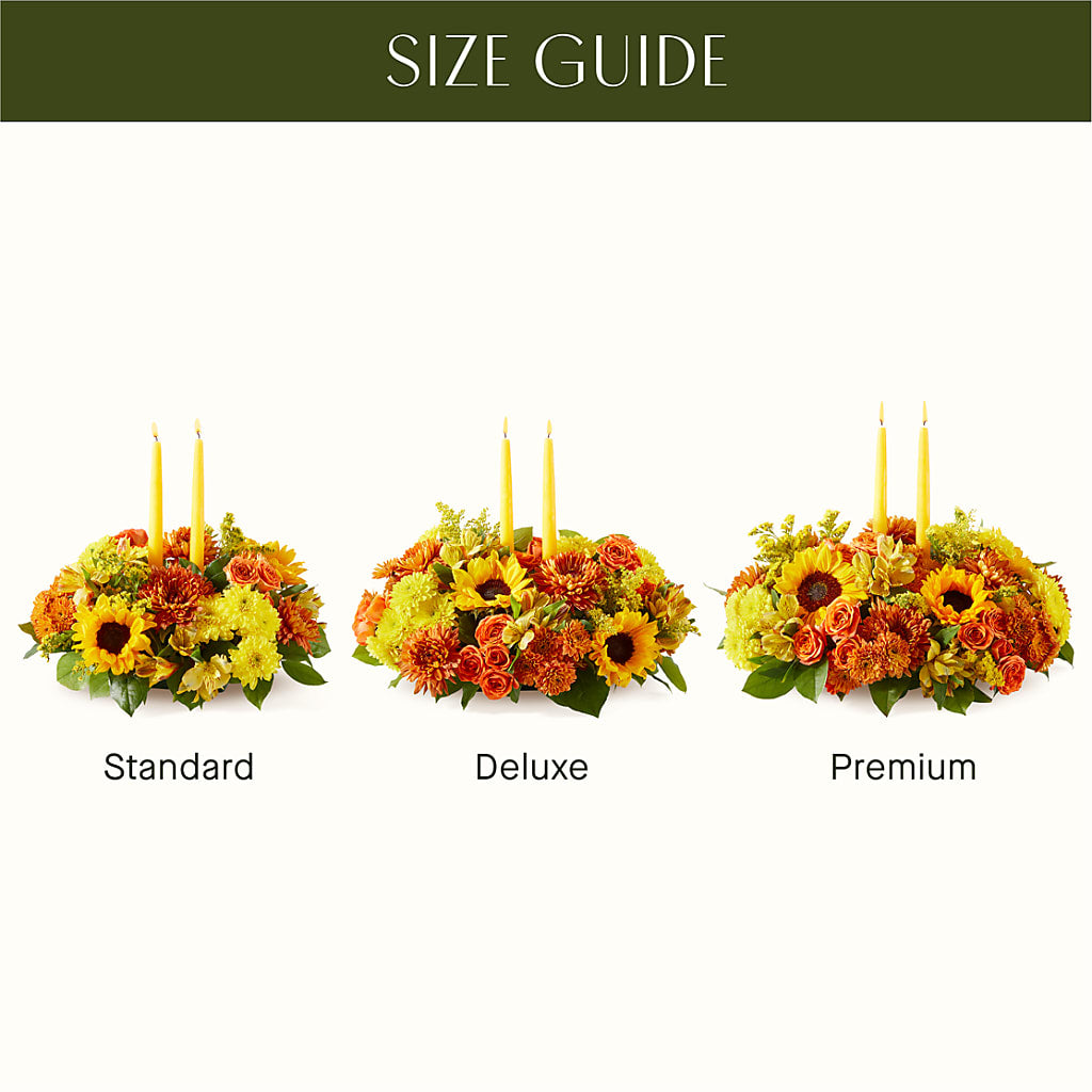 Autumn Harmony Centerpiece – MOORE'S FLOWERS & GIFTS, Fayette AL