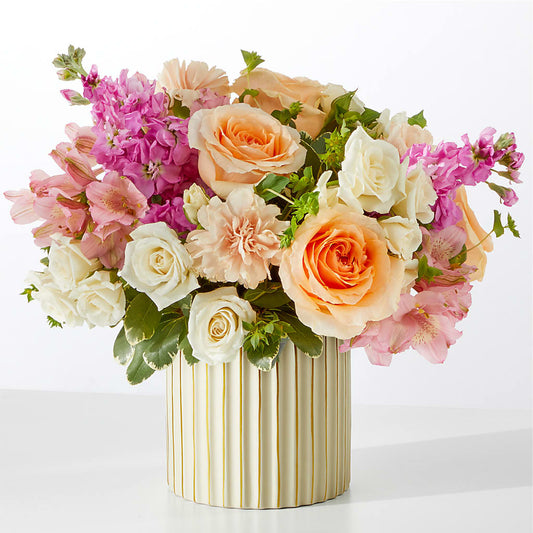 Paradise Bouquet with Ivory Vase – MOORE'S FLOWERS & GIFTS, Fayette AL