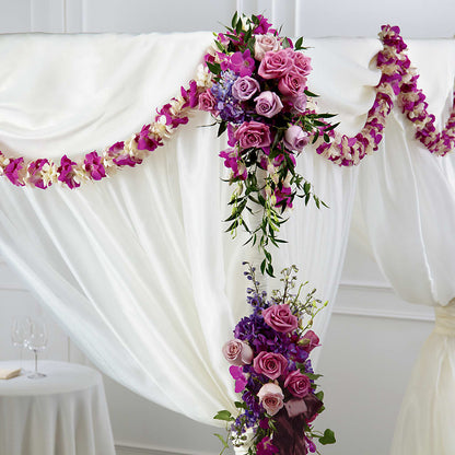 Color & Light Chuppah Decor – MOORE'S FLOWERS & GIFTS, Fayette AL