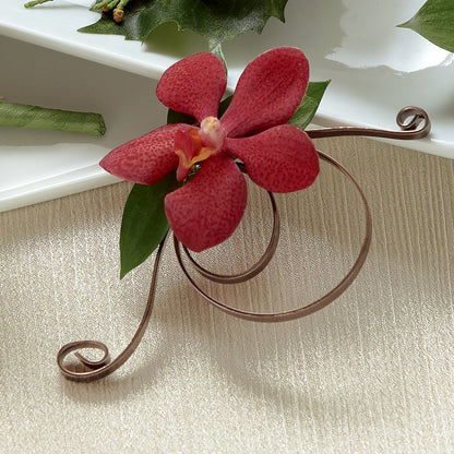 Red Mokara Boutonniere – MOORE'S FLOWERS & GIFTS, Fayette AL